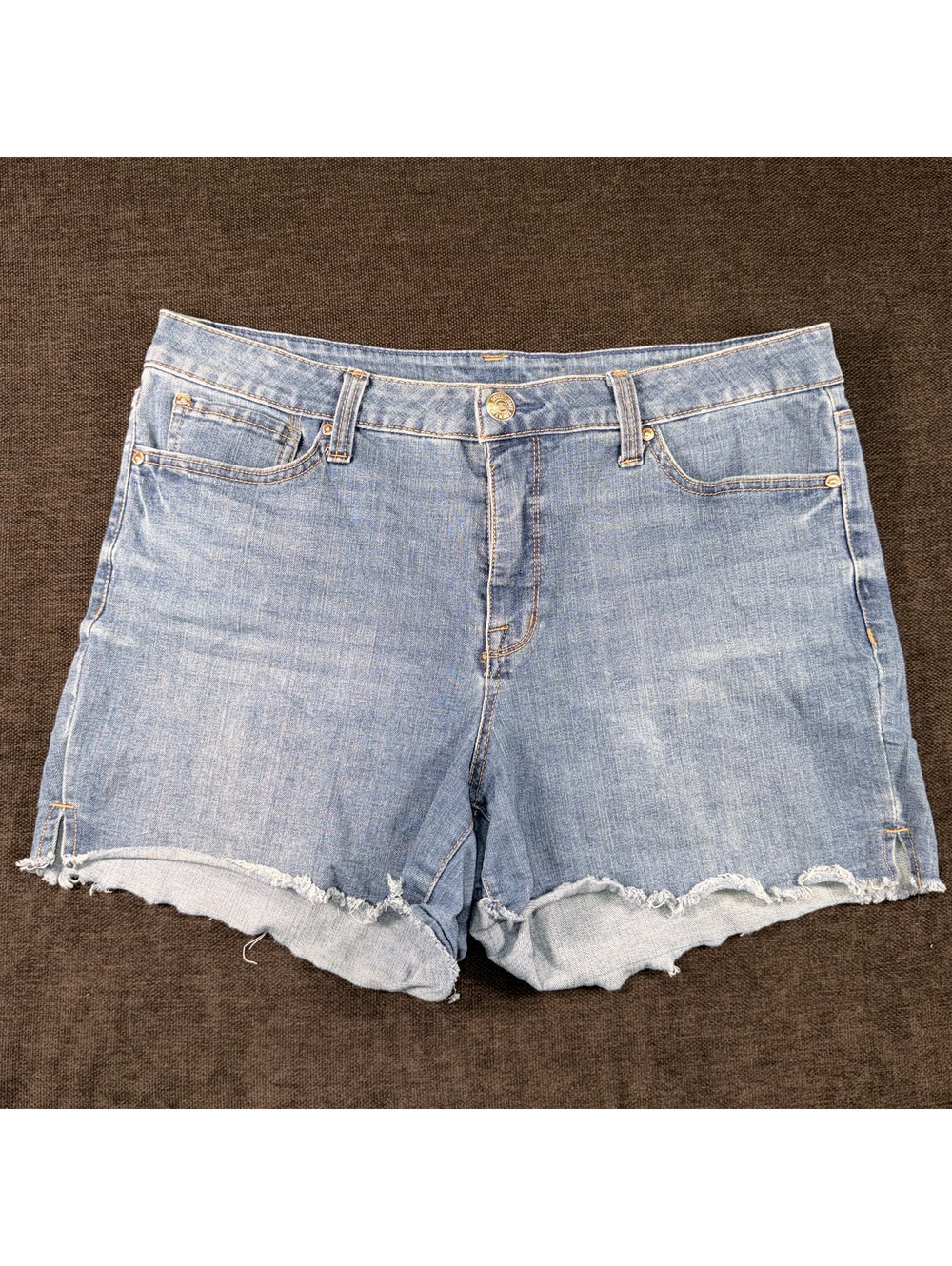 Seven7 Weekend Short Light Blue Denim Jean Shorts Size 14
